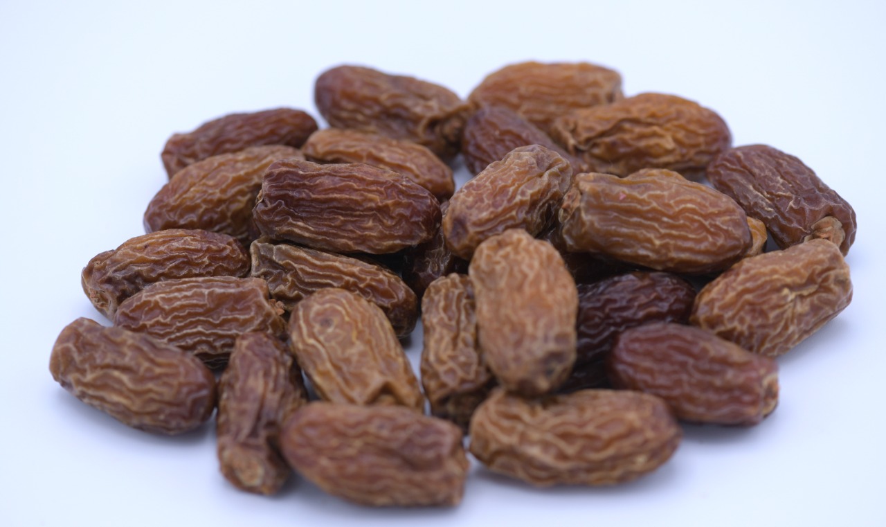 A heap of harvested dried dates